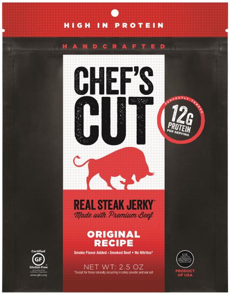 Chef's Cut Jerky - Steak Jerky Original 2.5oz - Original