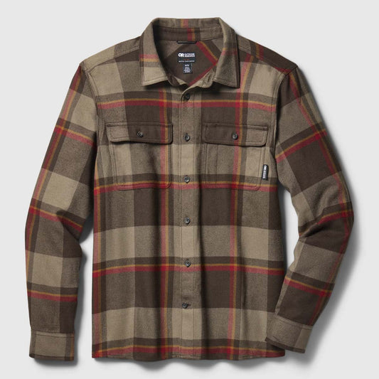 Outdoor Research - Feedback Flannel Twill Shirt - Men's - Chestnut Plaid