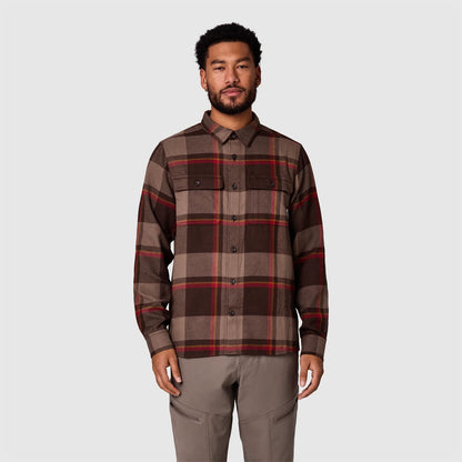 Outdoor Research - Feedback Flannel Twill Shirt - Men's - Chestnut Plaid