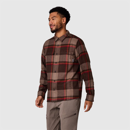 Outdoor Research - Feedback Flannel Twill Shirt - Men's - Chestnut Plaid
