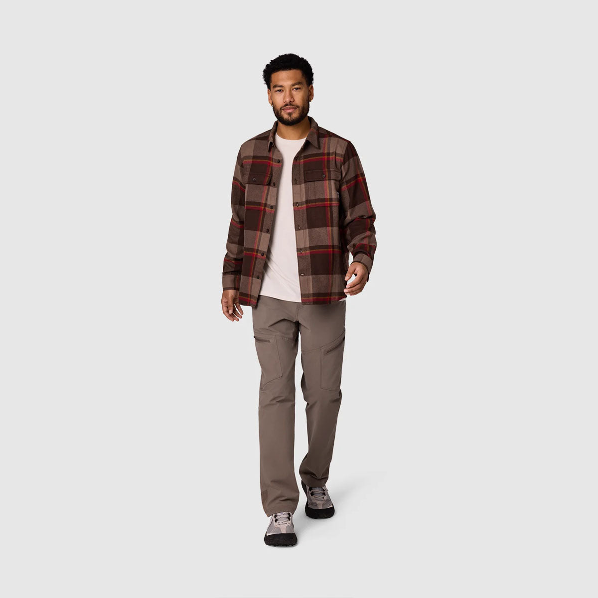 Outdoor Research - Feedback Flannel Twill Shirt - Men's - Chestnut Plaid