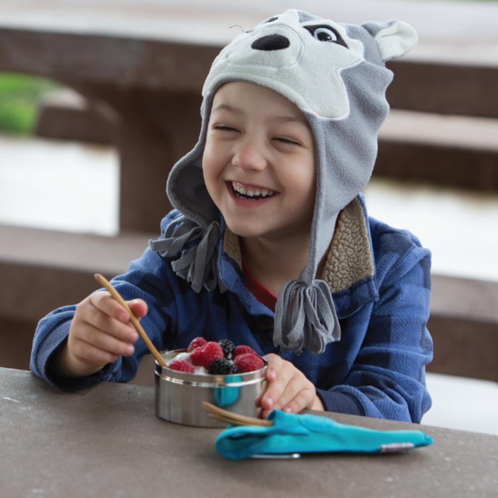 Chicobag - Kids Bamboo Utensil Set - Blue