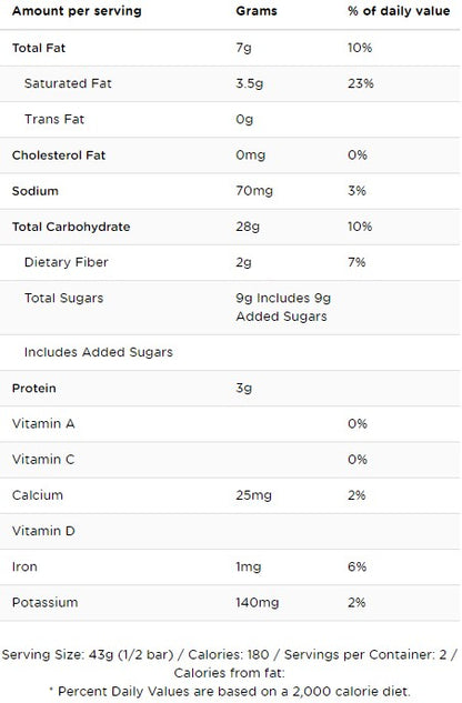 BoBos - Oat Bar - Cranberry Orange