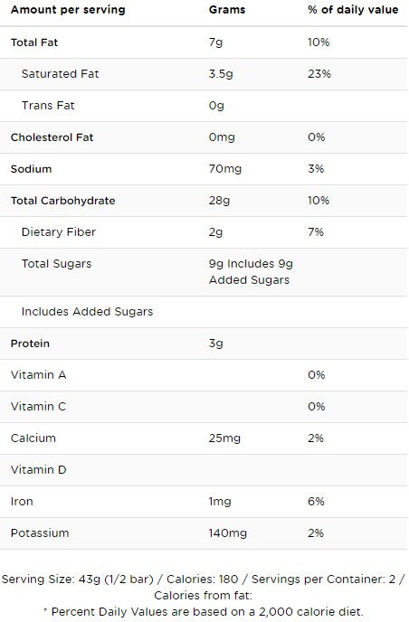BoBos - Oat Bar - Coconut