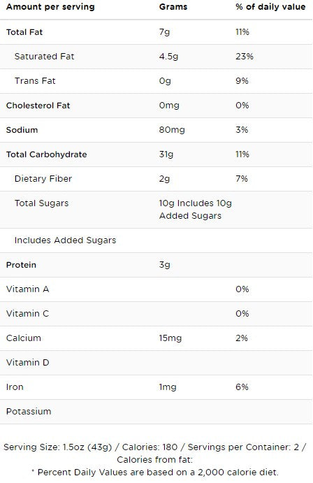 BoBos - Oat Bar - Chocolate Chip