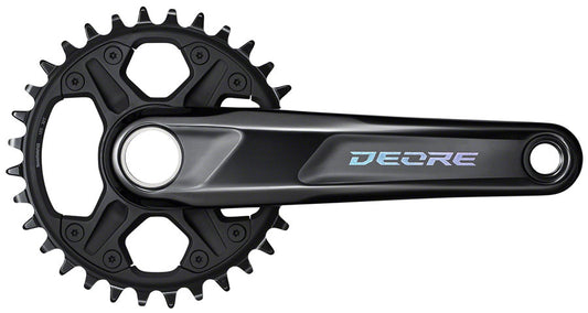 Shimano - Deore FC-M6130-1 Crankset - 175mm, 12-Speed, 32t, Black
