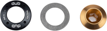 SRAM - Truvativ DUB M18 Crank Bolt and M30 Self-Extracting Cap, Gold - Gold