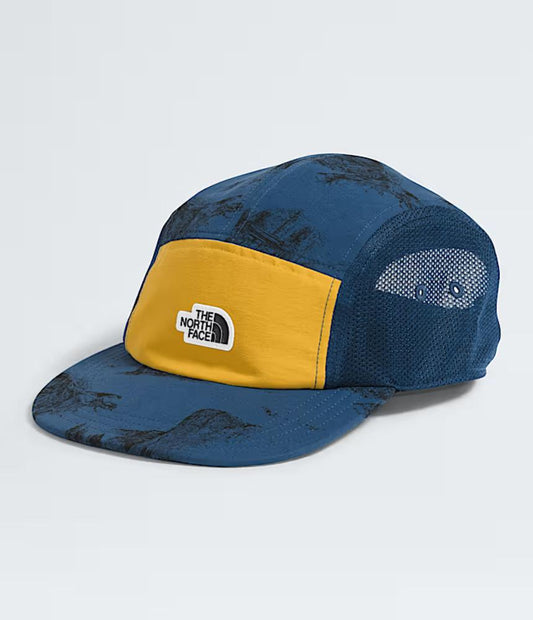 The North Face - Class V Camp Hat - Shady Blue Yosemite Toile Print/Turmeric