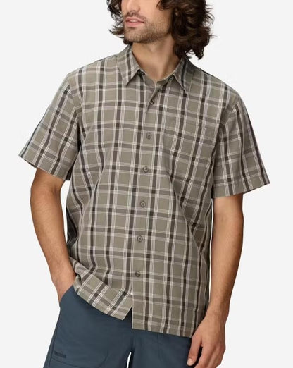 Marmot - Eldridge Novelty Classic Short Sleeve Shirt - Men's - Claystone Oliver Plaid