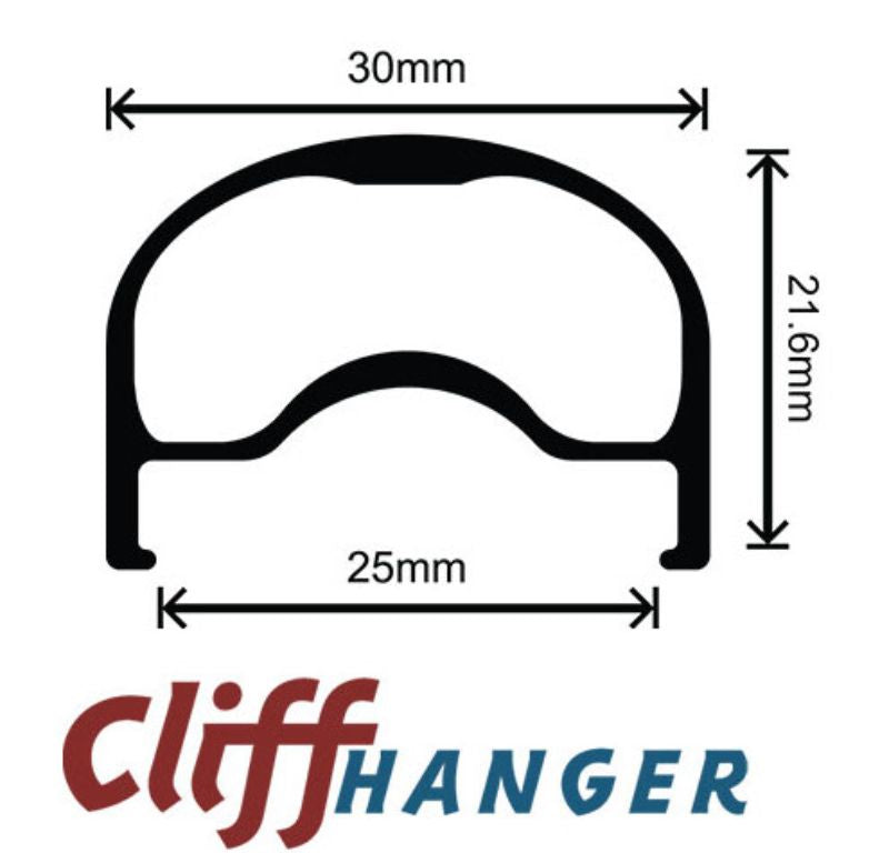Velocity - Cliffhanger 27.5 650b Non-Msw Rim 36h - 27.5 Black - Black