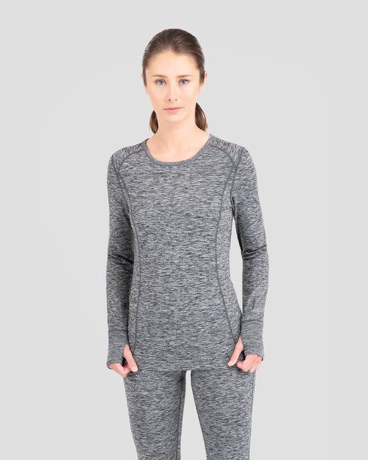 Terramar - Cloud Nine Scoop 2.0 - Women's - Dk Grey Melange