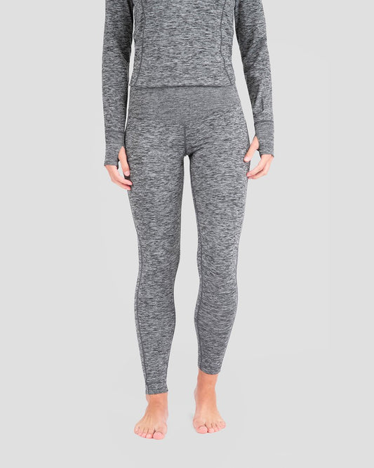 Terramar - Thermolator Cloud Nine Tight - Women's - Dk Grey Melange