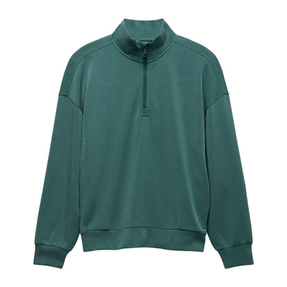 Prana - Shea Soft Relaxed Half Zip - Coast