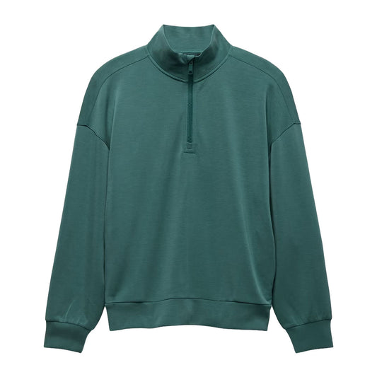 Prana - Shea Soft Relaxed Half Zip - Coast