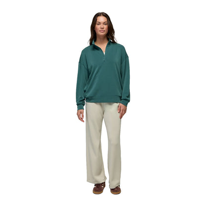 Prana - Shea Soft Relaxed Half Zip - Coast