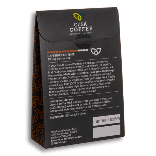 Cusa Tea & Coffee - Dark Roast Box