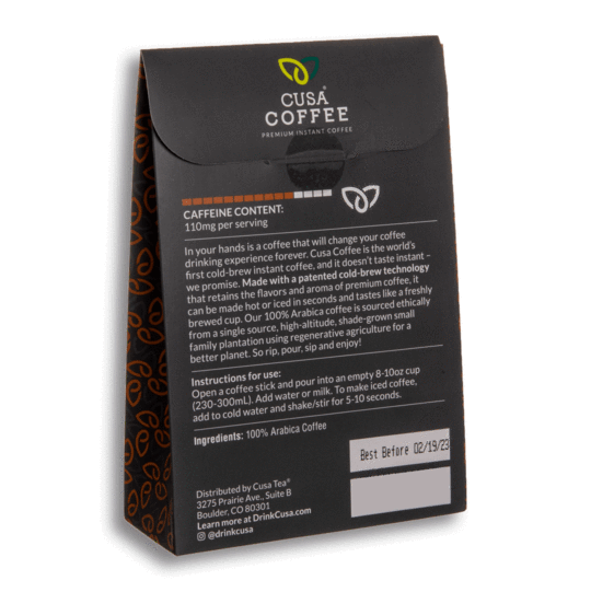 Cusa Tea & Coffee - Medium Roast Box