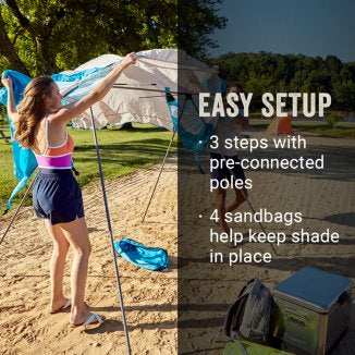 Coleman - 7 x 7 Go Shade Backpack Sun Shade