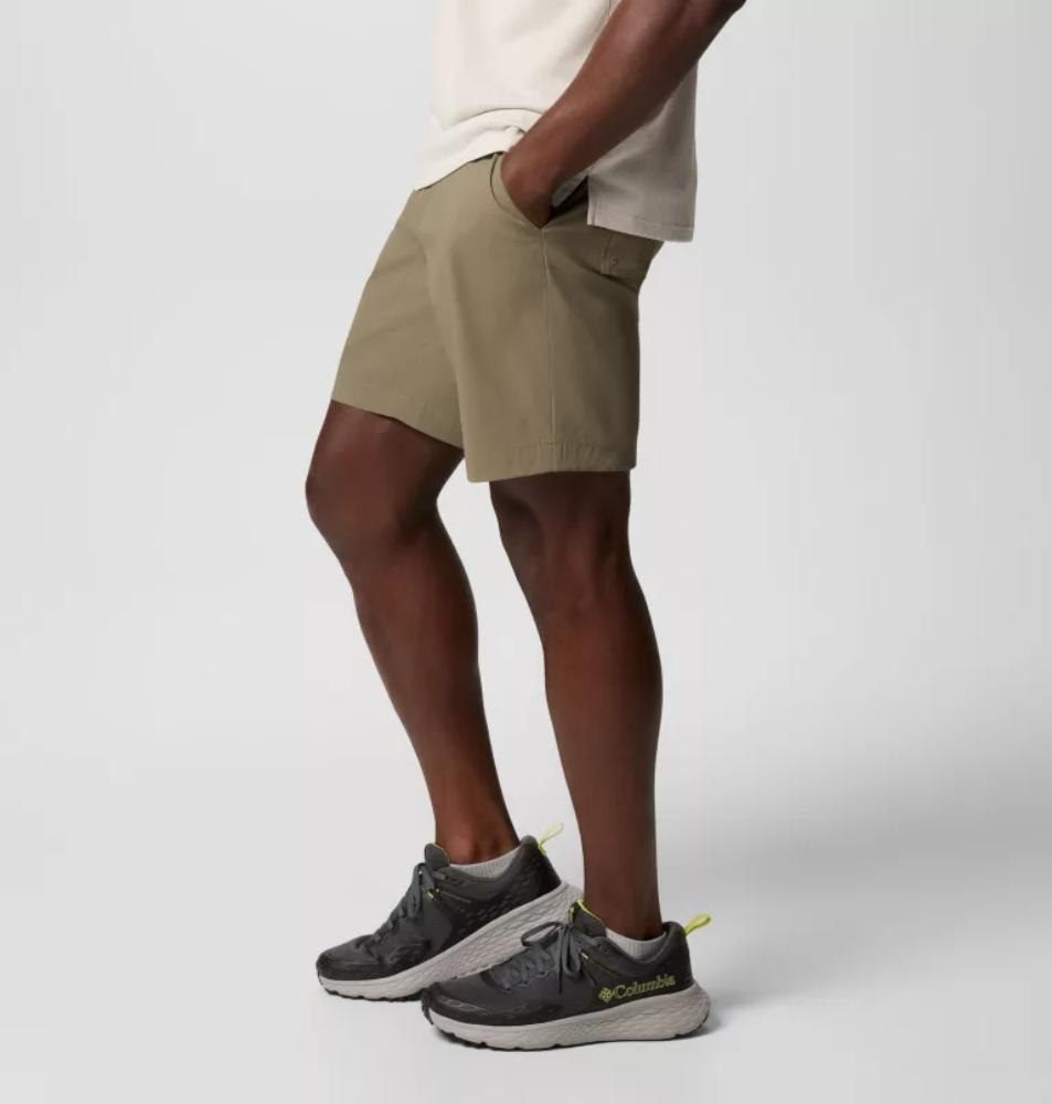 Columbia - Tech Trail Utility Short - Stone Green