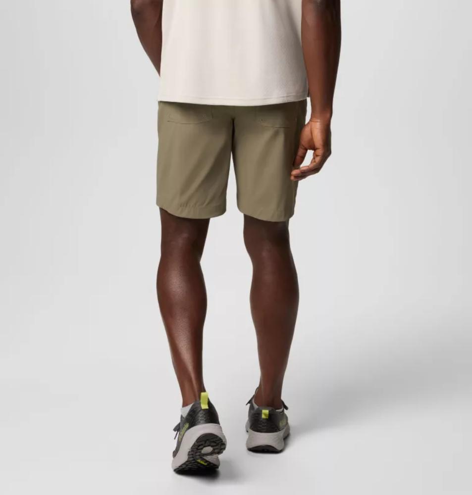 Columbia - Tech Trail Utility Short - Stone Green