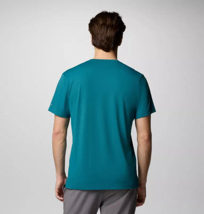 Columbia - Tech Trail Utility Short Sleeve Crew - Men's - Stone Green
