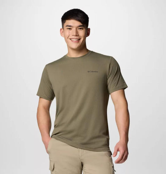 Columbia - Tech Trail Utility Short Sleeve Crew - Men's - River Blue
