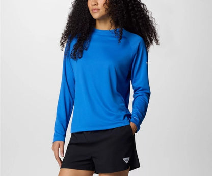 Columbia - Women's PFG Solar Stream Long Sleeve - Vivid Blue