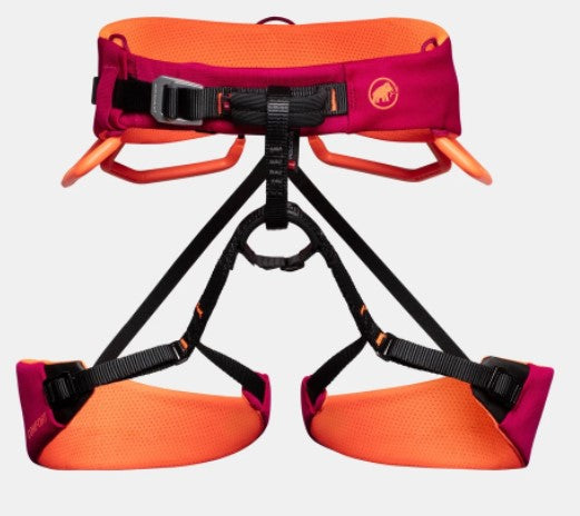 Mammut - Comfort Knit Fast Adjust Harness - Women's - Sundown-Safety Orange