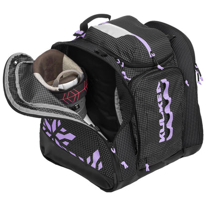 Kulkea - Powder Trekker Boot Bag - Black White Lavender