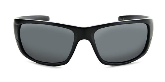 ONE - Contra Sunglasses - Matte Vertical Driftwood Grey; Smoke with Green Mirror