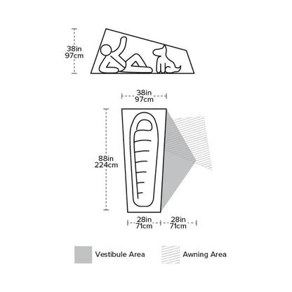 Big Agnes - Copper Spur UL1 - Tangelo