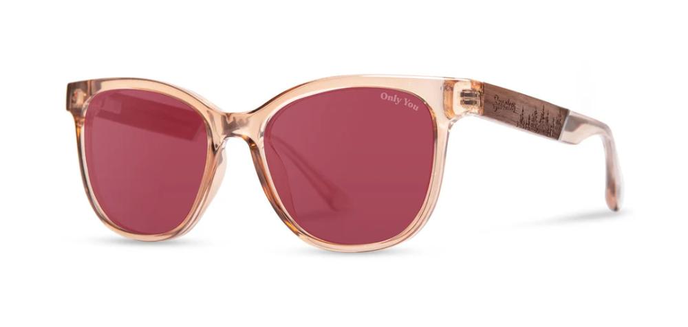 Camp Eyewear - Cove - Matte Tortoise / Walnut; HD Plus Polarized Green Flash