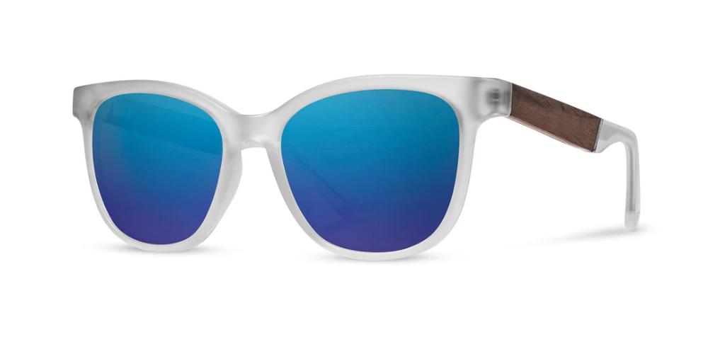 Camp Eyewear - Cove - Matte Tortoise / Walnut; HD Plus Polarized Green Flash
