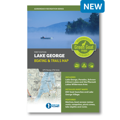 Green Goat Maps - Lake George Boating &Trails Map