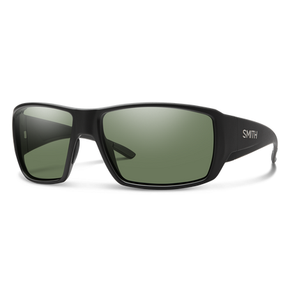 Smith - Guides Choice - Matte Black; ChromaPop Polarized Gray Green
