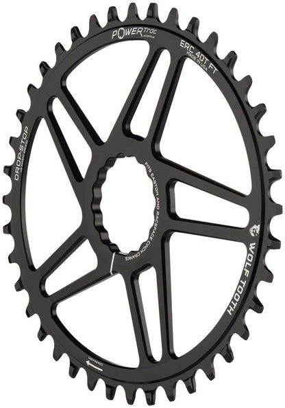 Wolf Tooth - Elliptical RaceFace/Easton Direct Mount Chainring - Black