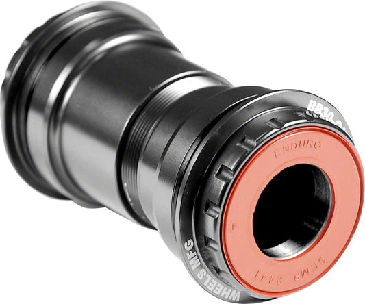 Wheels Manufacturing - BB30 to Shimano Bottom Bracket with ABEC-3 Bearings Black Cups