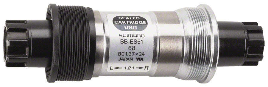 Shimano - ES51 68 x 121mm Octalink V2 Spline English Bottom Bracket