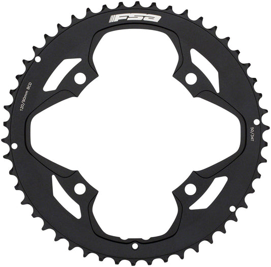 Full Speed Ahead - O/V Pro Road Double Chainring 50t 120 - Black