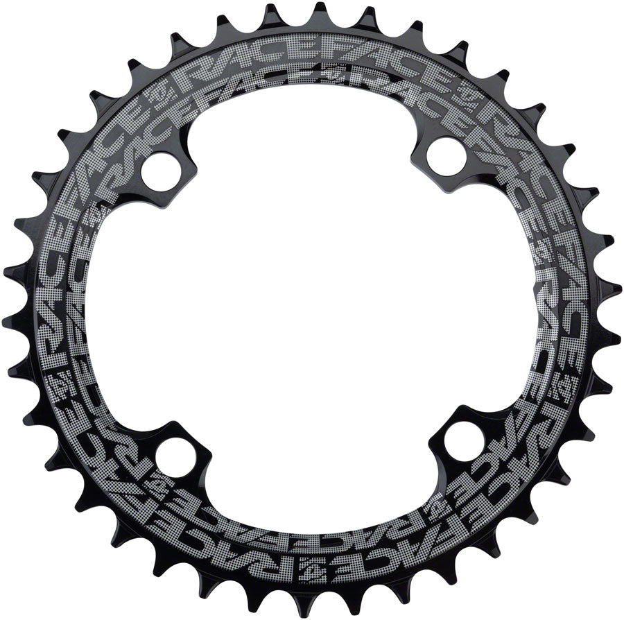 RaceFace - Narrow Wide Chainring: 104mm BCD, 38t, Black - Black