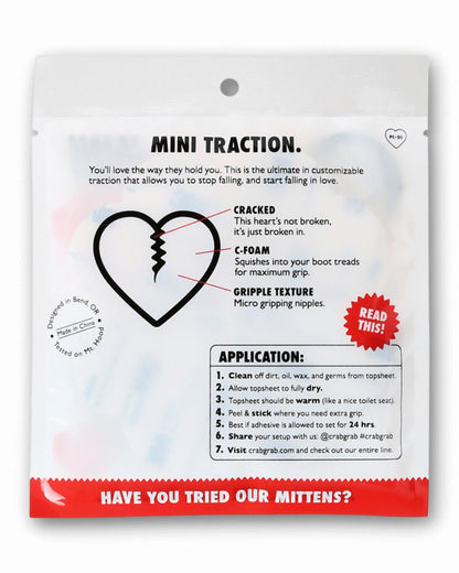 Crab Grab - Mini Hearts - Red