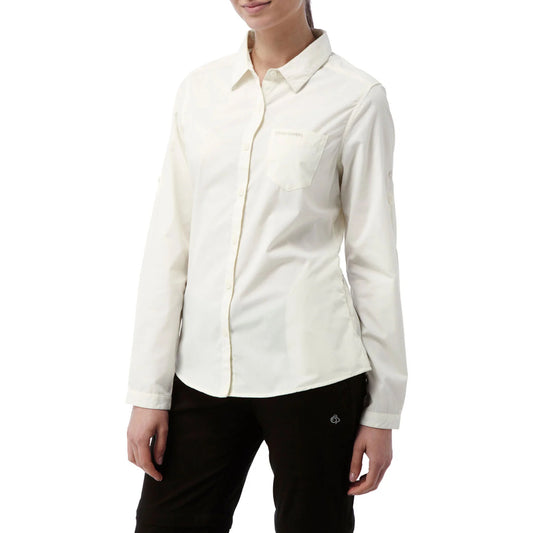 Craghoppers - Kiwi Long Sleeve Shirt - Women's - Capri Blue