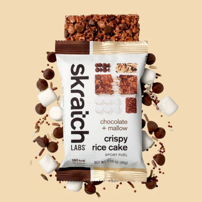 Skratch Labs - Crispy Rice Cake Sport Fuel - Strawberries + Mallow