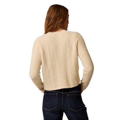 Carve Designs - Monroe Cable Sweater - Cream
