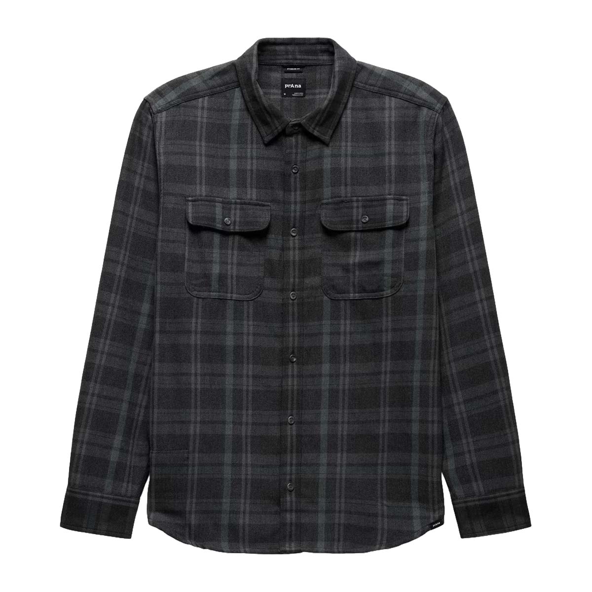 Prana - Westbrook Flannel Shirt - Coal Shadow