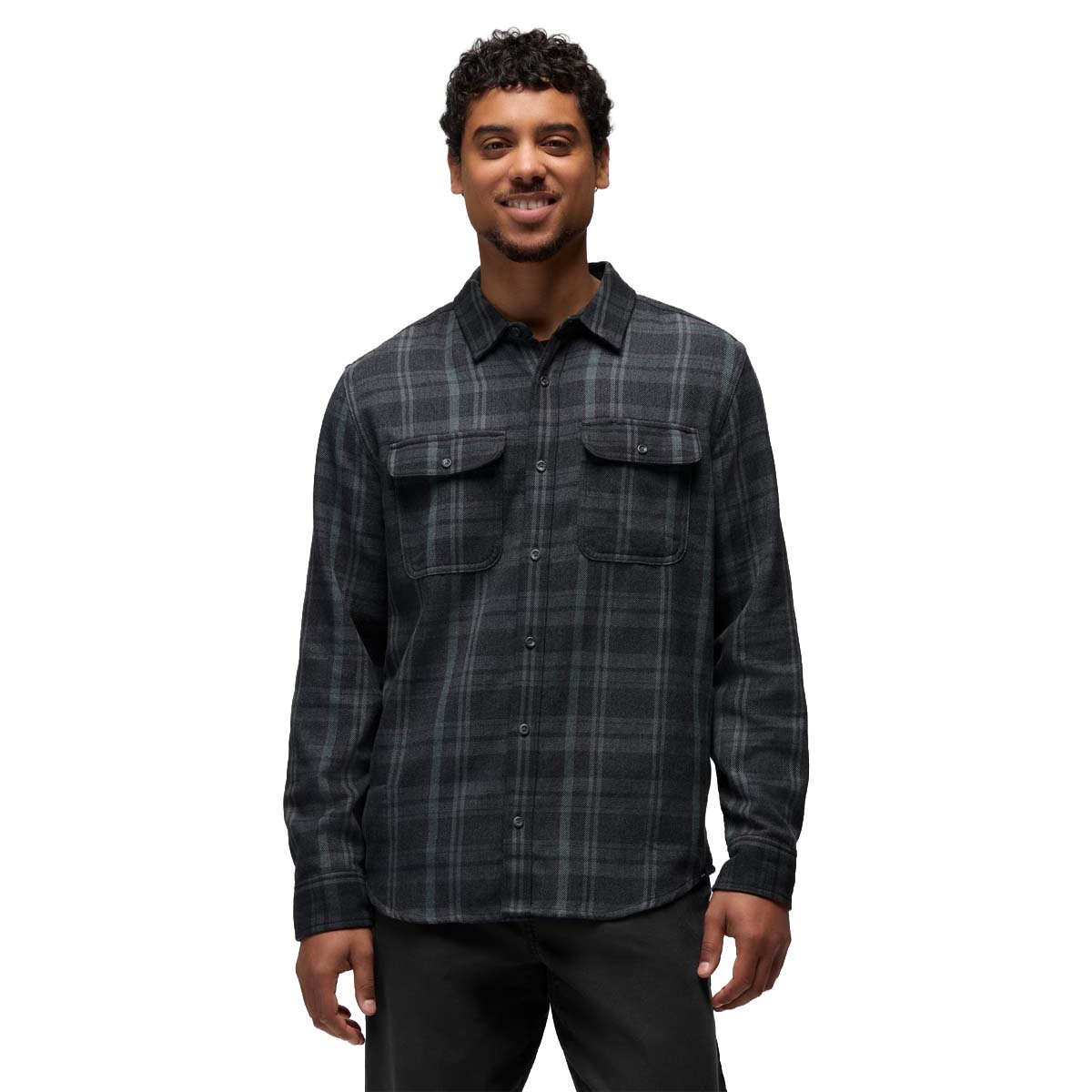 Prana - Westbrook Flannel Shirt - Coal Shadow