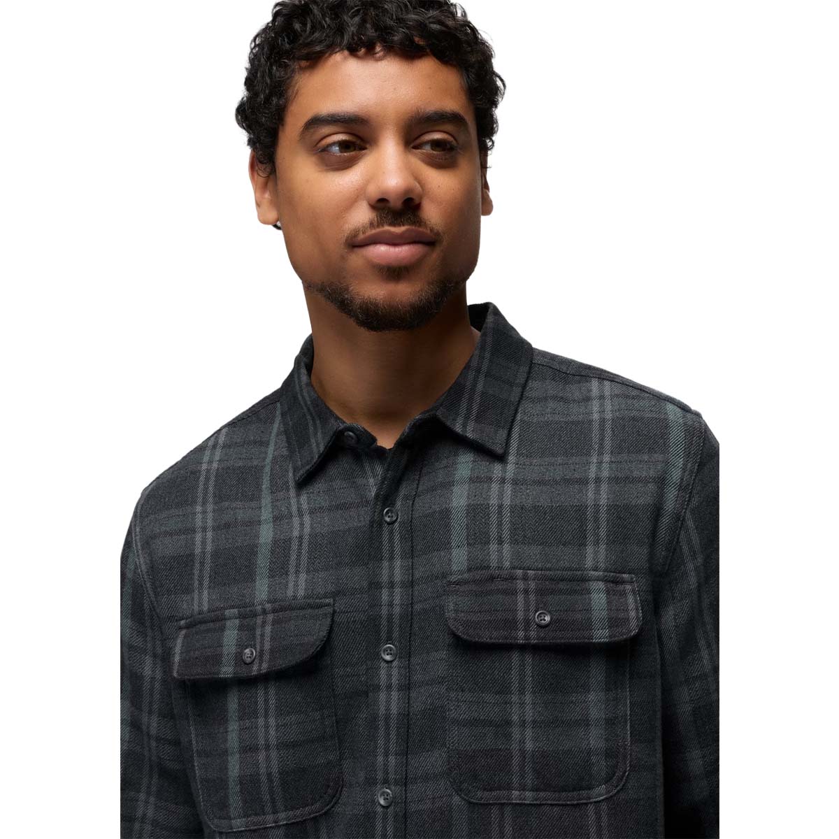 Prana - Westbrook Flannel Shirt - Coal Shadow