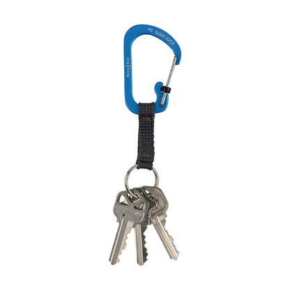 Nite Ize - SlideLock Key Ring Aluminum - Blue