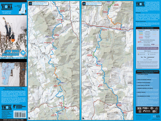 Catamount Trail Association - Catamount Trail Map North
