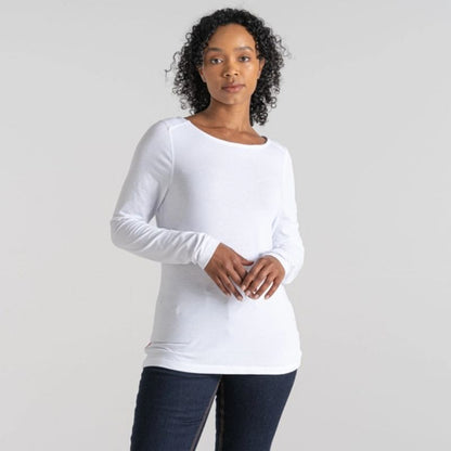 Craghoppers - Nosilife Erin Long Sleeve Top - Women's - Optic White